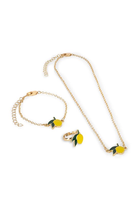 Дитячий комплект Konges Sløjd LEMON JEWELRY SET золотий KS102888