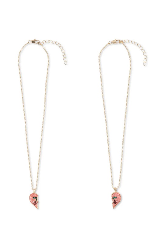 Konges Sløjd collana per bambini BESTIE NECKLACE pacco da 2 KS102394 rosa SS25