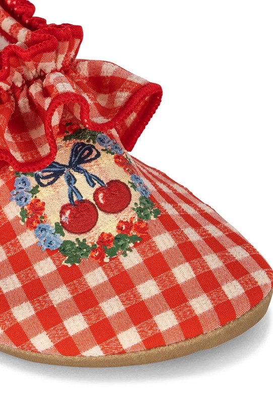 Konges Sløjd pantofi de apă pentru copii SOLINE SWIM SHOES KS102496 rosu SS25