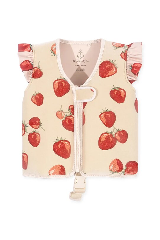Konges Sløjd vestă de înot pentru copii AVERY FLOAT VEST KS102695 bej SS25