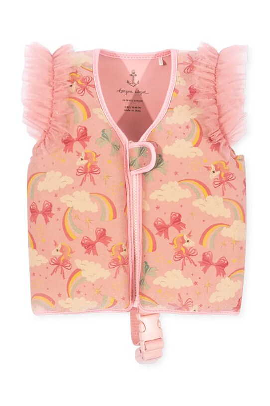 Konges Sløjd vestă de înot pentru copii AMELIA FLOAT VEST KS102696 roz SS25