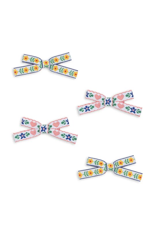 Дитячі шпильки для волосся Konges Sløjd 4 PACK MINI BOW HAIR CLIPS 4-pack KS102797 барвистий SS25