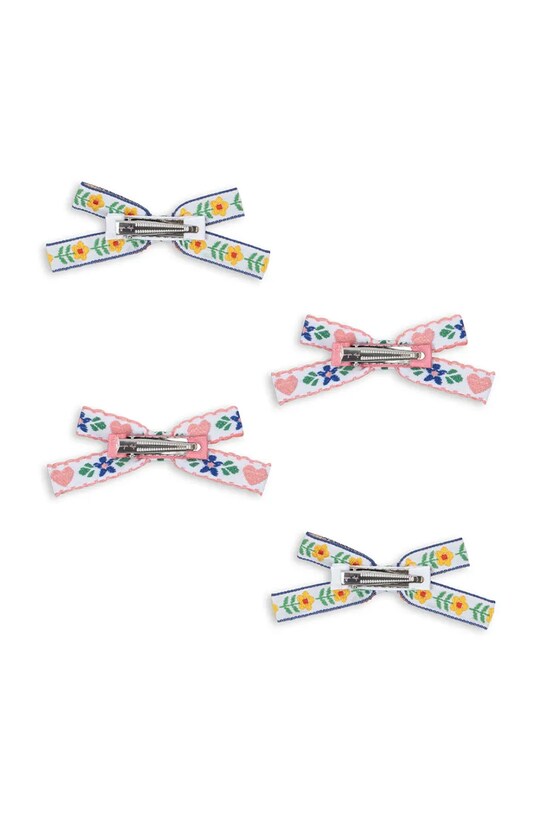 Дівчинка Дитячі шпильки для волосся Konges Sløjd 4 PACK MINI BOW HAIR CLIPS 4-pack KS102797 барвистий