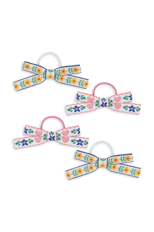 Дитячі резинки для волосся Konges Sløjd 4 PACK MINI BOW ELASTIC 4-pack KS102798 барвистий SS25