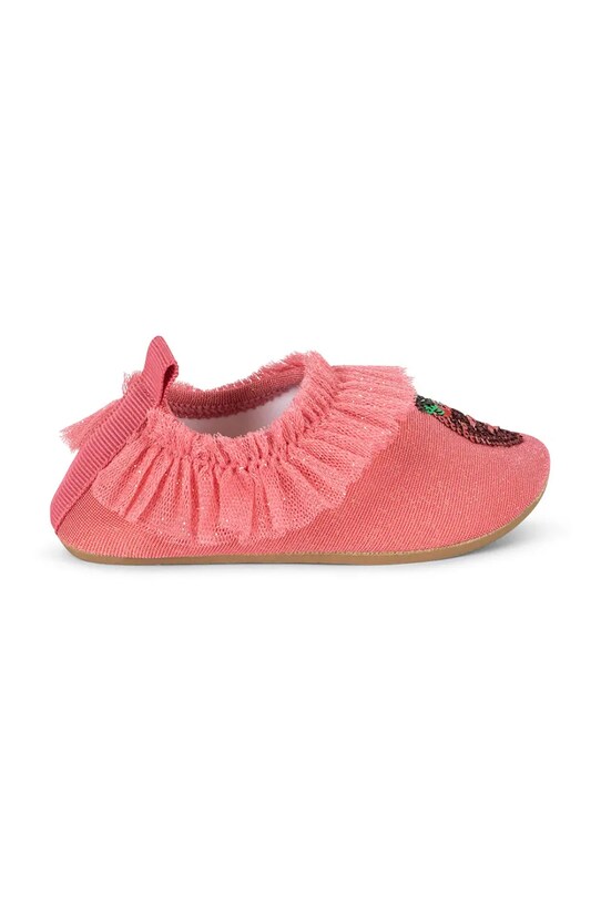 Konges Sløjd pantofi de apă pentru copii AMANDINE FRILL SWIM SHOES roz KS102709
