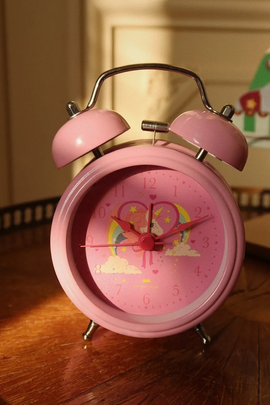 Дитячий годинник Konges Sløjd ALARM CLOCK рожевий KS102351.G