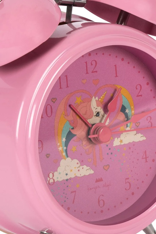 Дитячий годинник Konges Sløjd ALARM CLOCK рожевий KS102351.G