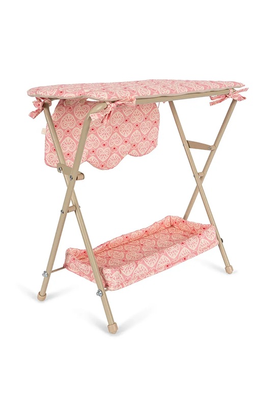 Пеленальний столик для ляльок Konges Sløjd DOLL CHANGING TABLE рожевий KS102655