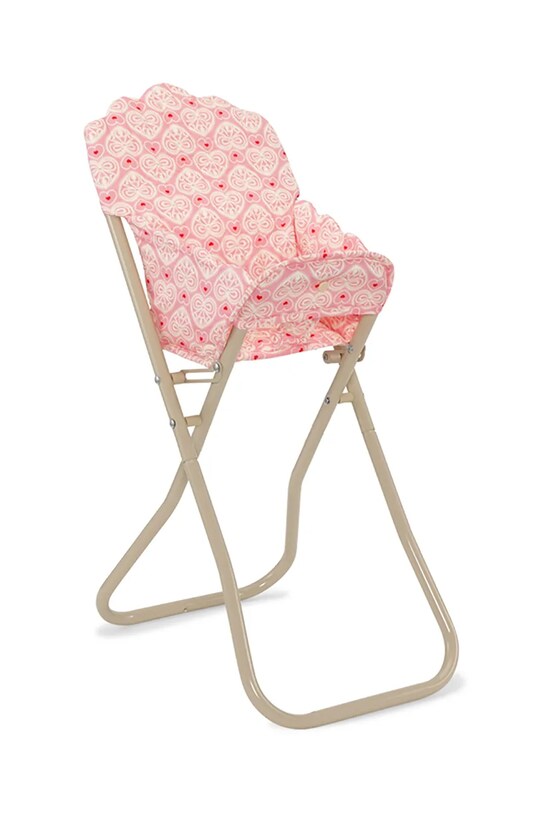 Дівчинка Стільчик для ляльок Konges Sløjd DOLL HIGH CHAIR KS102656 рожевий