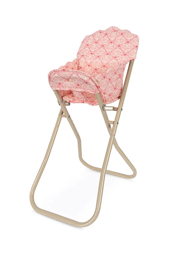 Стульчик для кукол Konges Sløjd DOLL HIGH CHAIR KS102656 розовый
