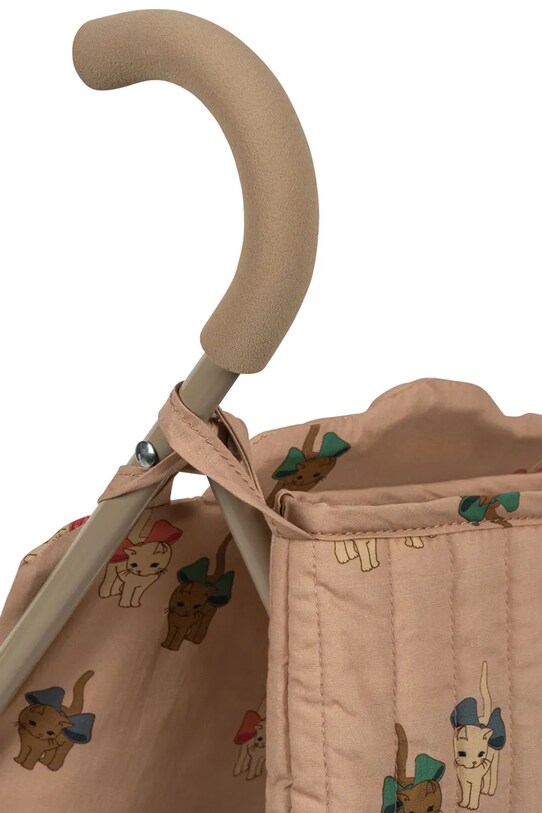 Dziewczynka Konges Sløjd wózek dla lalek DOLL STROLLER KS102660 beżowy