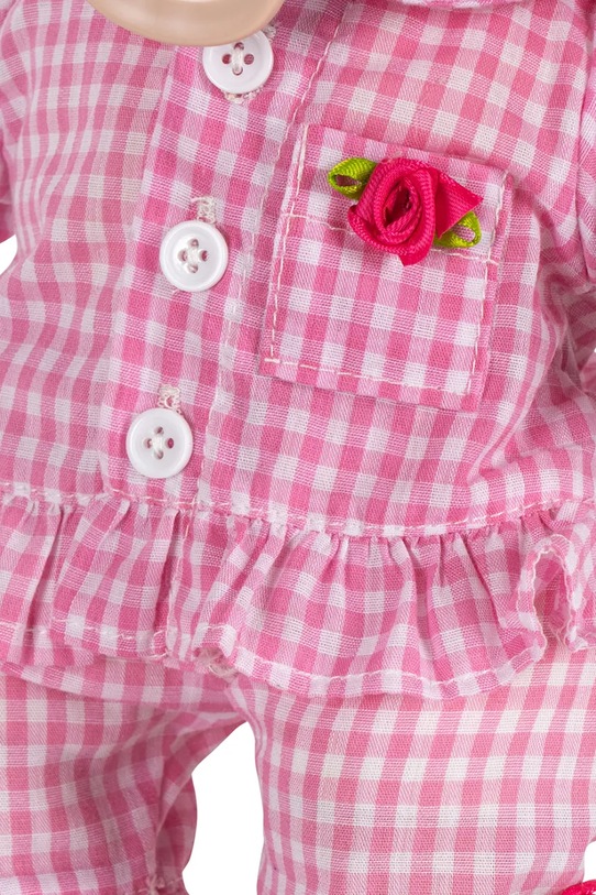 Dziewczynka Konges Sløjd lalka dziecięca LULU DOLL KS102786 różowy