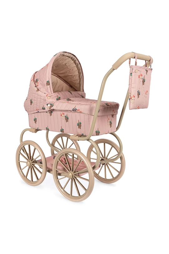 Καροτσάκι για κούκλες Konges Sløjd MINNIE DOLL PRAM ροζ KS102900