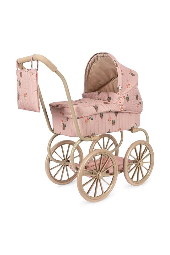 Καροτσάκι για κούκλες Konges Sløjd MINNIE DOLL PRAM ροζ KS102900