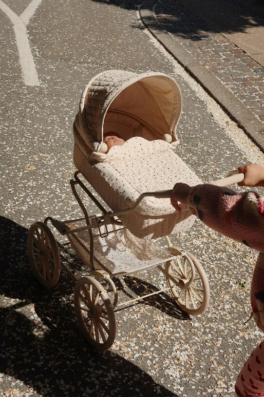 Kočárek pro panenky Konges Sløjd TULLE DOLL PRAM KS102919