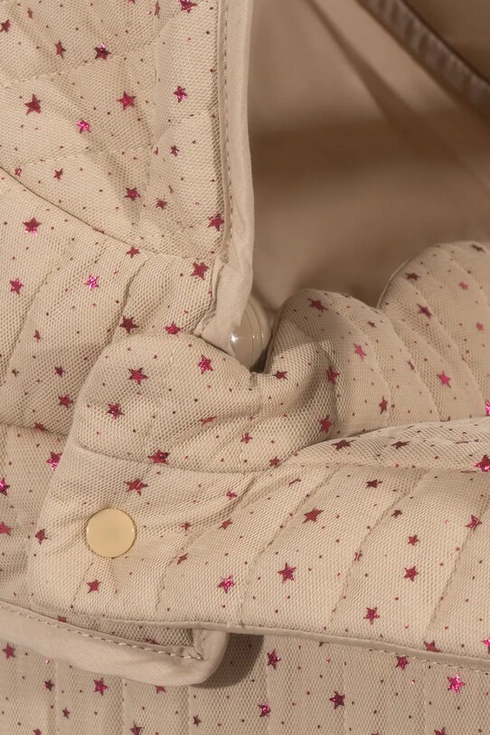 DÍVKA Kočárek pro panenky Konges Sløjd TULLE DOLL PRAM KS102919 béžová