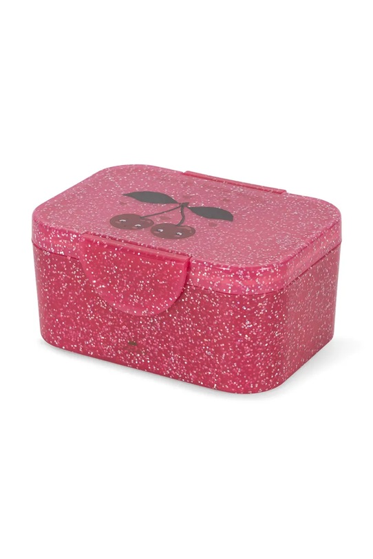 Konges Sløjd cutie de prânz pentru copii LUNCH BOX GLITTER KS102744 roz SS25