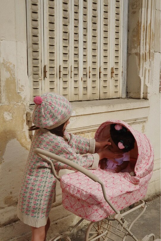 Konges Sløjd cărucior de păpuși DOLL PRAM roz KS102918