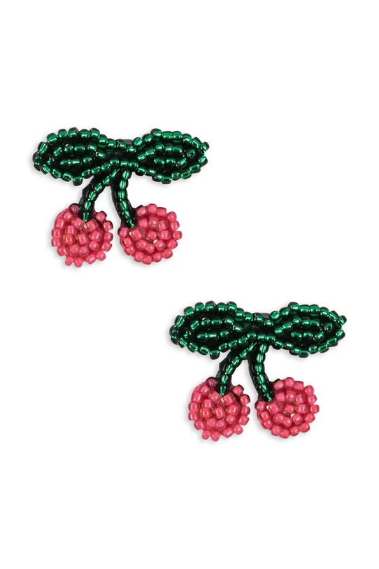 Дівчинка Шпильки для волосся Konges Sløjd 2 PACK PEARLY HAIR CLIPS CHERRY KS103302 червоний