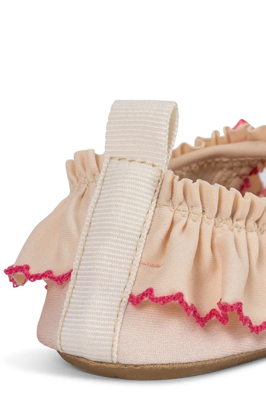 Konges Sløjd pantofi de apă pentru copii KITTY FRILL SWIM SHOES roz KS103350