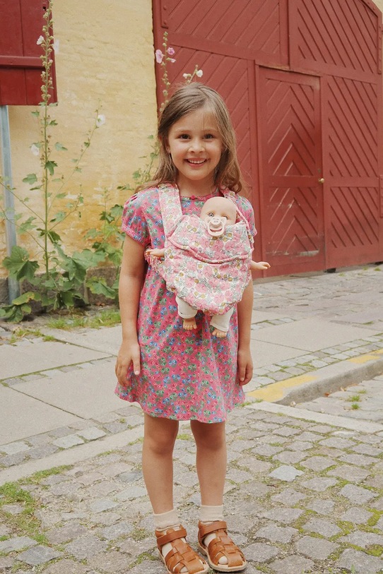 Nosítko pro panenky Konges Sløjd DOLL CARRIER KS103108 růžová