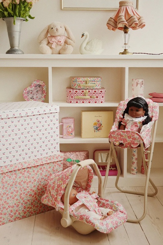 Konges Sløjd sedia per casa delle bambole DOLL HIGH CHAIR KS103109 rosa SS25