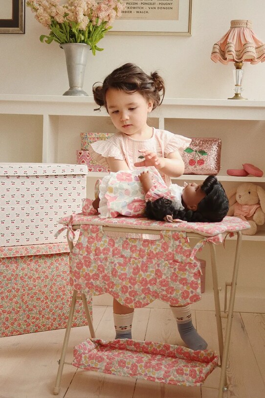 Пеленальний столик для ляльок Konges Sløjd DOLL CHANGING TABLE рожевий KS103114