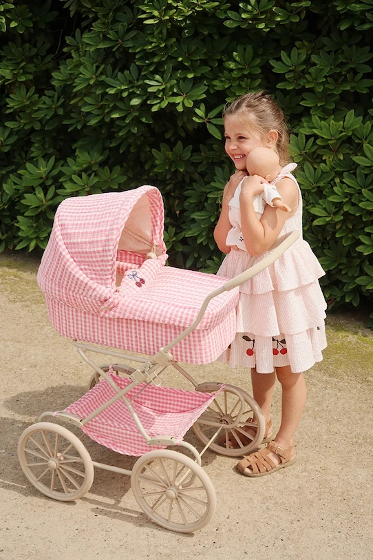 Kolica za lutke Konges Sløjd CHEEKY DOLL PRAM roza KS103258