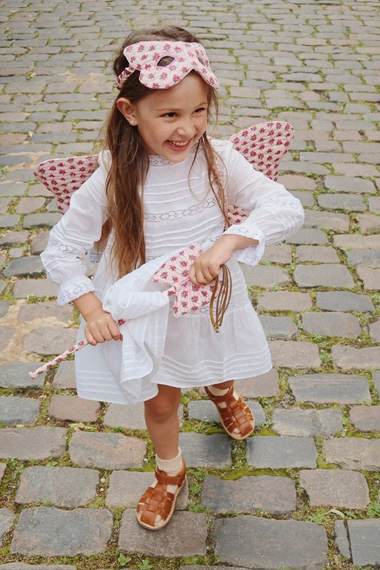 Konges Sløjd costum pentru copii BUTTERFLY COSTUME KS103100 roz