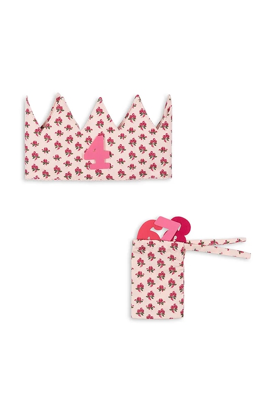 Konges Sløjd coroană aniversară pentru copii BIRTHDAY CROWN roz KS103101