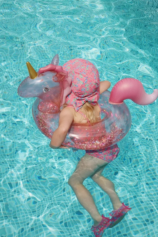 Konges Sløjd koło do pływania dziecięce SWIM RING HORN STARS Produkt niemowlęcy różowy KS103125