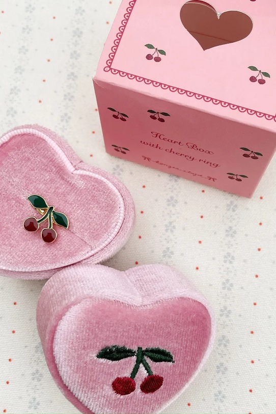 Детское кольцо Konges Sløjd LOVE RINGS розовый KS103371