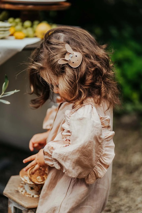 Detská sponka Donsje Stelloux Clip Bride béžová 6029701