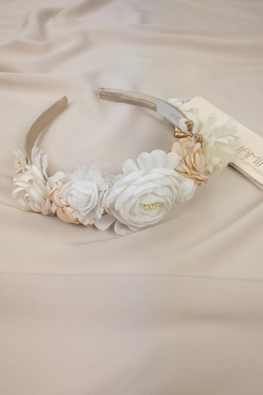 Jamiks opaska do włosów dziecięca SOLANA SOLANA.Opaska.JLH172.G beżowy SS25