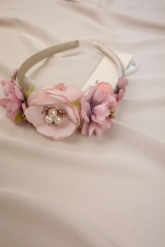 Jamiks opaska do włosów dziecięca SOLANA SOLANA.Opaska.JLH172.G różowy SS25