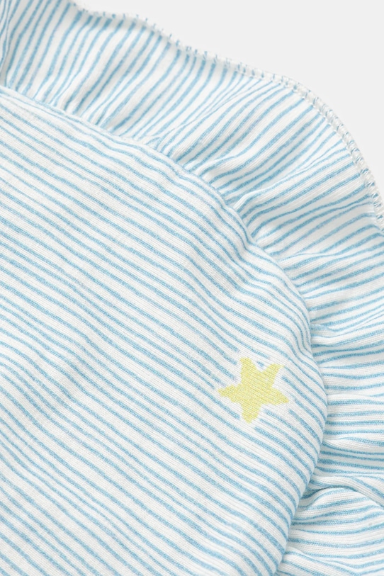 United Colors of Benetton bavetă și bandă pentru bebeluși 2-pack 6FZSA800K.W.Seasonal albastru SS25