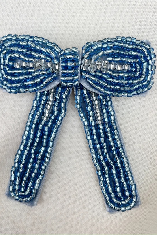 Детская заколка для волос Konges Sløjd CELEBRATION PEARL BOW HAIR CLIP KS103573 голубой