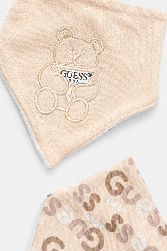Дитячий слюнявчик Guess 2-pack H5RZ03.KA6W0.PPYA бежевий SS25
