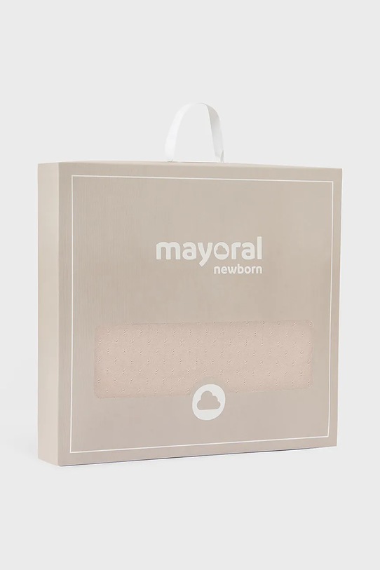 Mayoral Newborn kocyk niemowlęcy beżowy 9854.1B.Newborn.PPYH