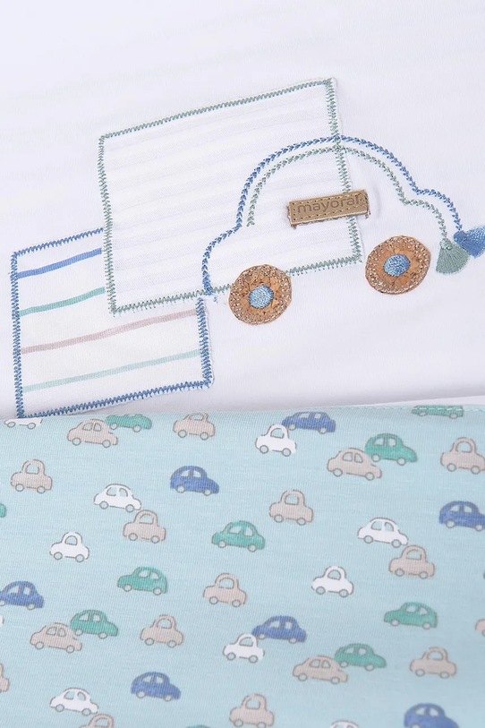 Chłopiec Mayoral Newborn kocyk niemowlęcy 9861.1B.Newborn.PPYH turkusowy