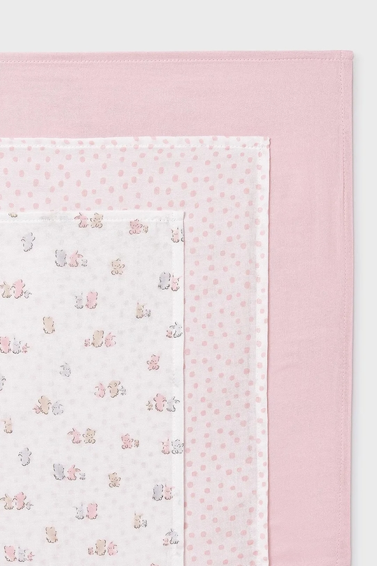 Detská plienka Mayoral Newborn 3-pak 9872.1A.Newborn.PPYH ružová SS25