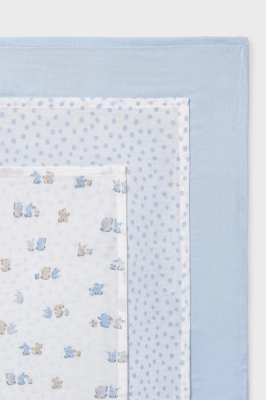 Детская пеленка Mayoral Newborn 3 шт 9872.1A.Newborn.PPYH голубой SS25