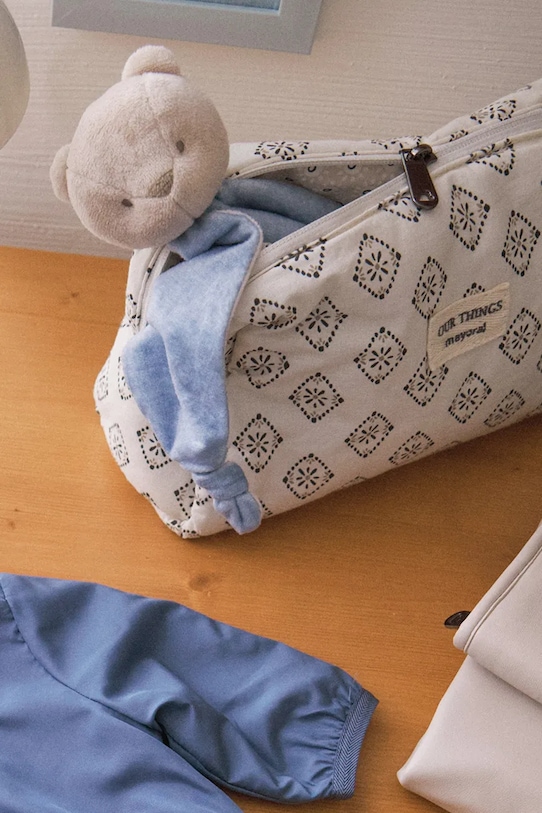 Mayoral Newborn przytulanka niemowlęca niebieski 9880.2D.Newborn.PPYH