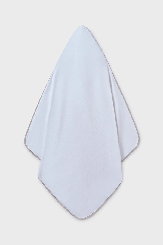 Дитячий бавовняний рушник з капюшоном Mayoral Newborn 9917.2G.Newborn.PPYH бежевий SS25