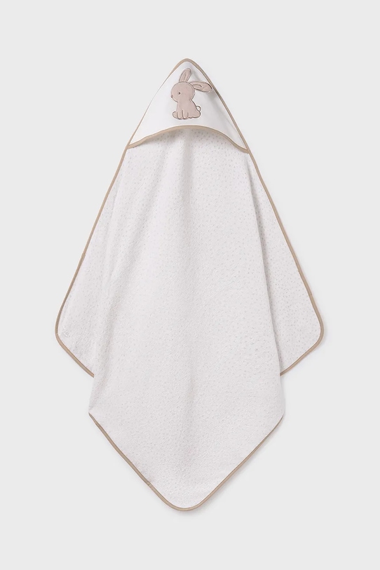 Mayoral Newborn ręcznik z kapturem niemowlęcy 9918.1A.Newborn.PPYH beżowy SS25