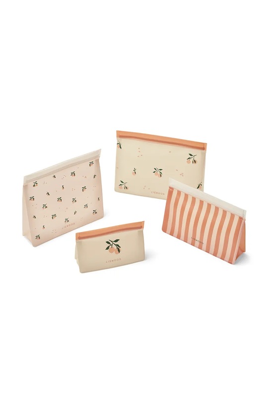 Liewood torebki na żywność Keith Foodbag 4-Pack 4-pack pomarańczowy LW18737