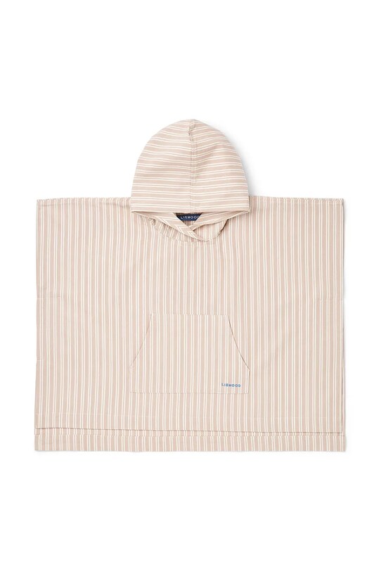 Liewood prosop din bumbac pentru copii Kaiden Poncho portocaliu LW19674