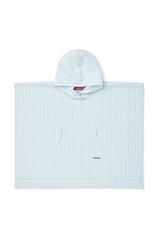 Liewood prosop din bumbac pentru copii Kaiden Poncho LW19674 albastru SS25