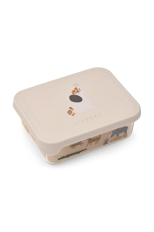 Дитячий ланчбокс Liewood Ako Tritan Snack Box бежевий LW19689