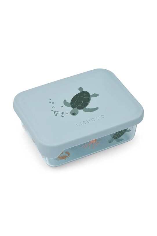 Detský obedár Liewood Ako Tritan Snack Box modrá LW19689